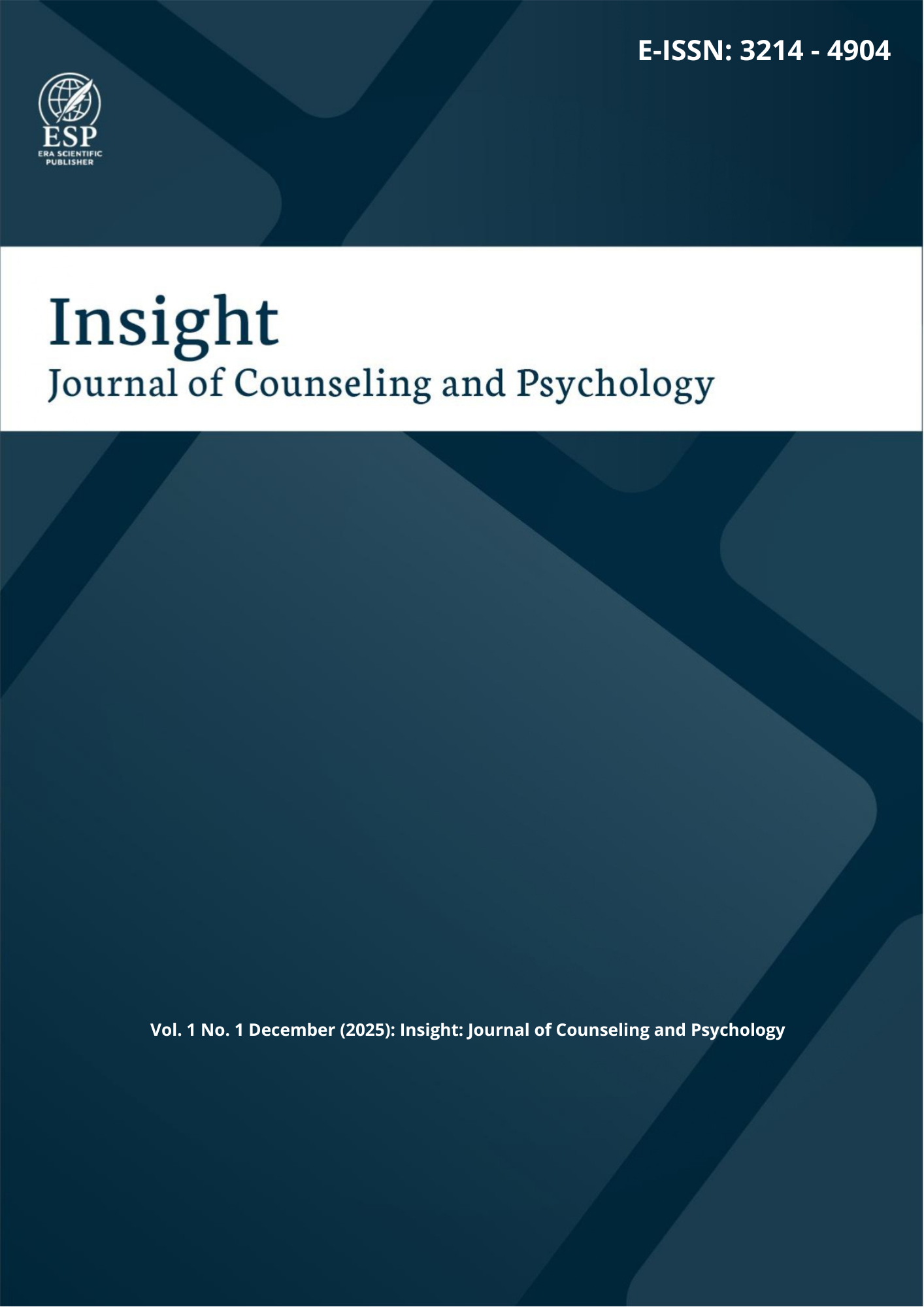 					View Vol. 1 No. 1 December (2025): Insight: Journal of Counseling and Psychology
				